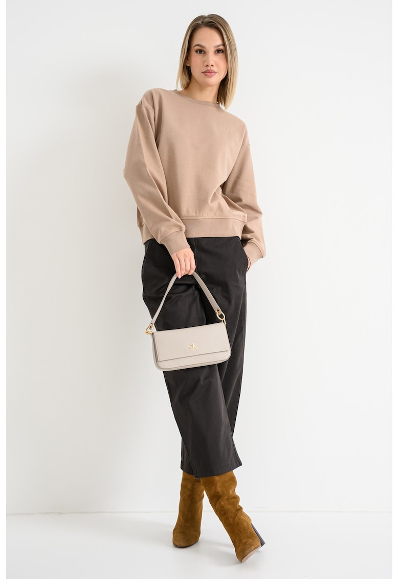 Bluza uni de trening cu maneci cazute