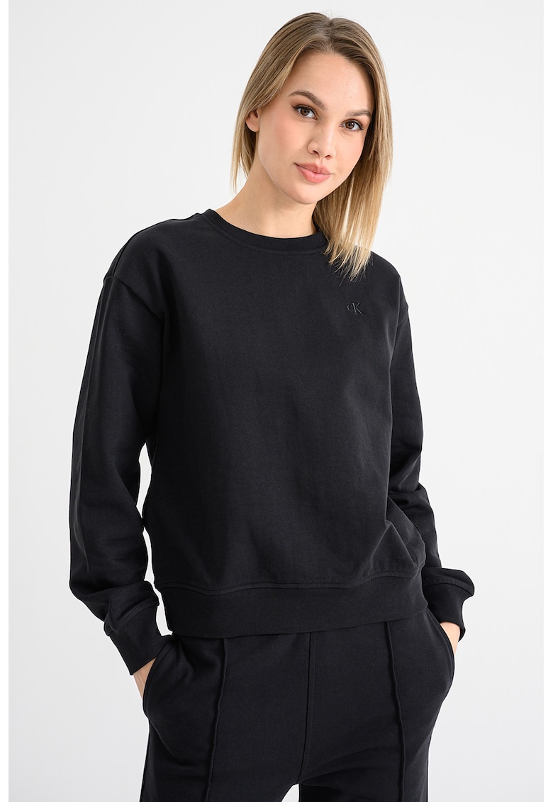 Bluza uni de trening cu maneci cazute