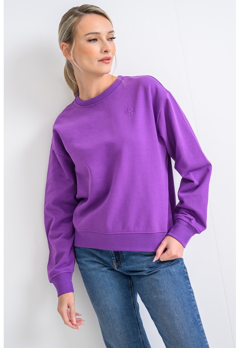 Bluza uni de trening cu maneci cazute