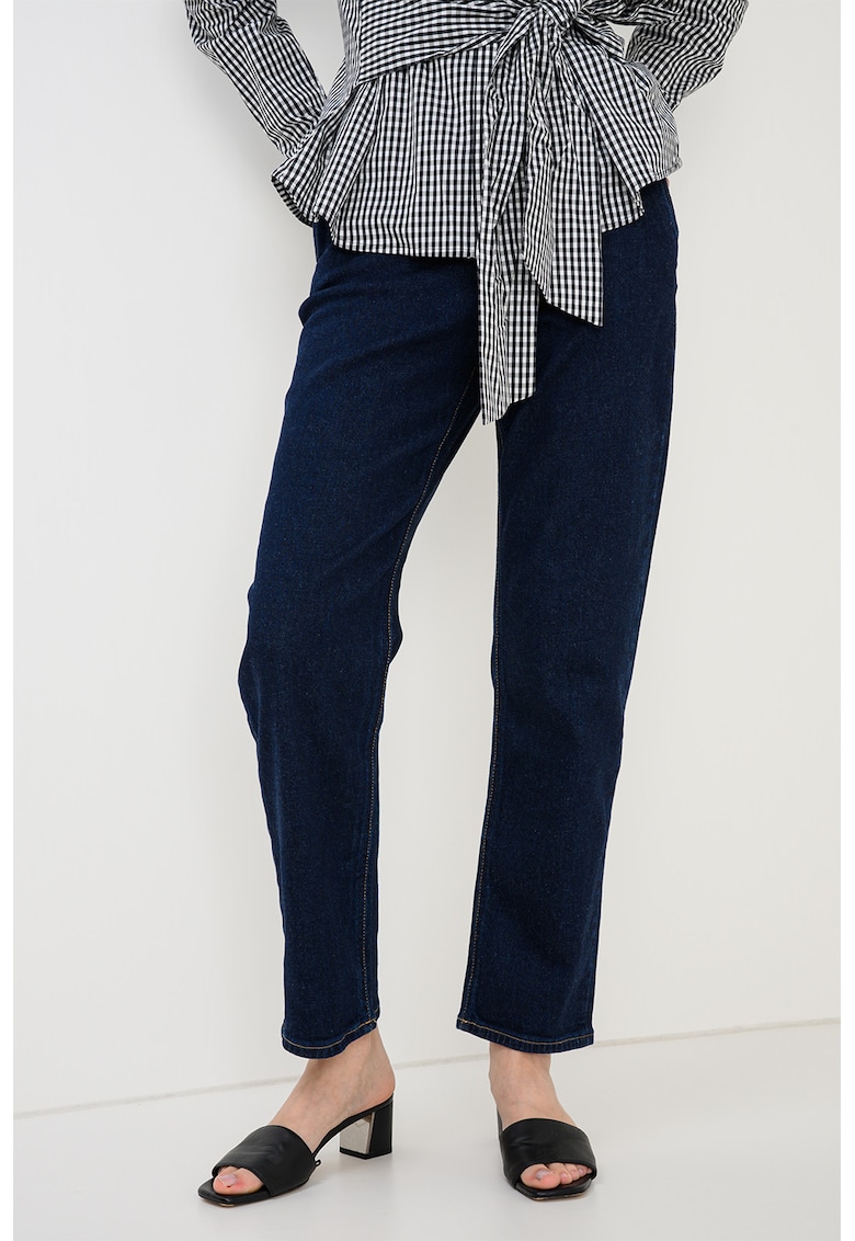 Calvin Klein Jeans Blugi crop slim fit - Bleumarin