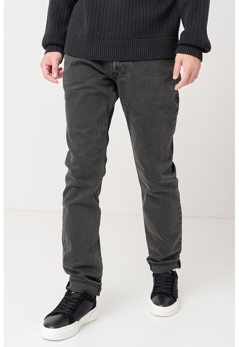 Blugi slim fit - Gri antracit