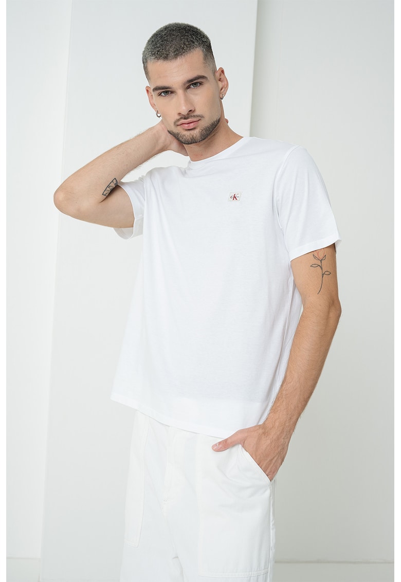 Tricou de bumbac cu insigna logo