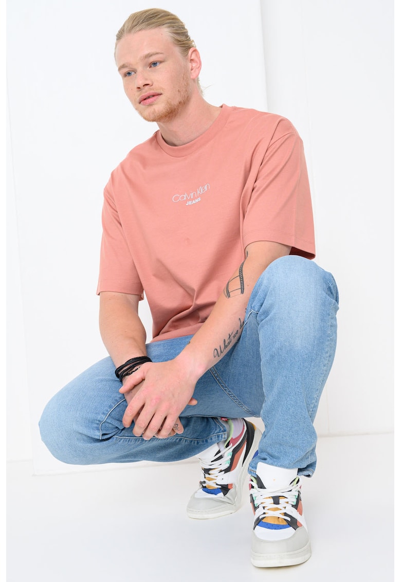 Tricou lejer cu imprimeu logo