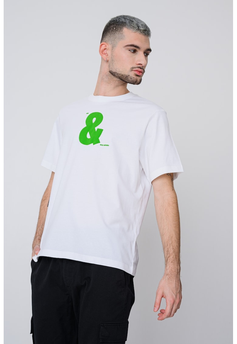 Tricou relaxed fit cu imprimeu