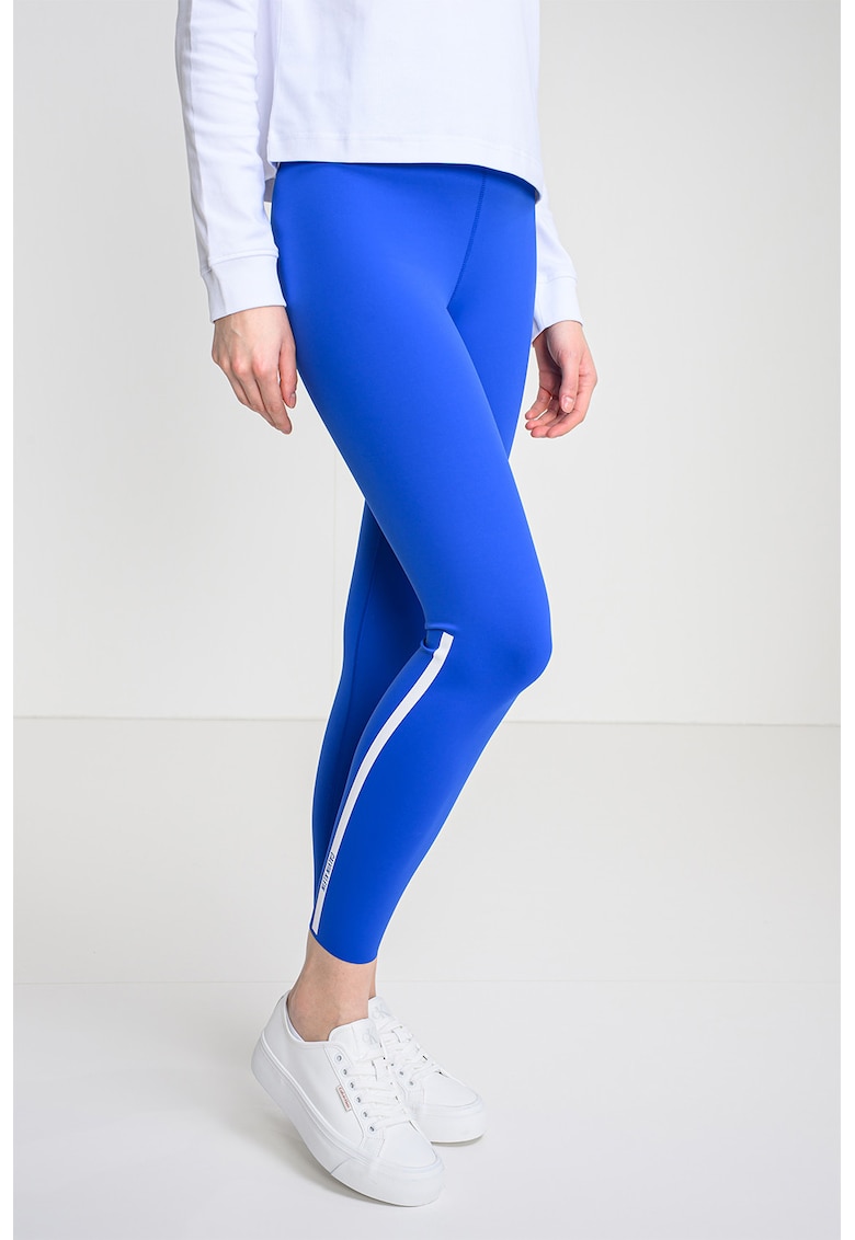 Colanti cu talie inalta pentru fitness - Albastru royal