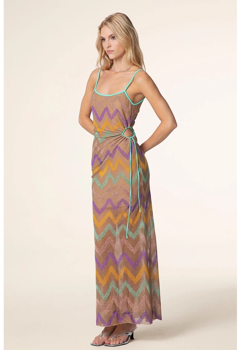 Rochie de plajă transparentă cu spatele gol -