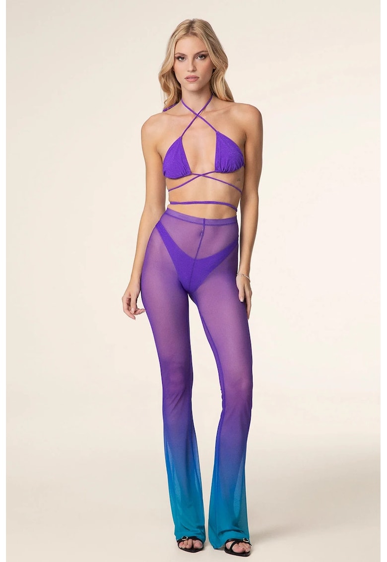 Pantaloni transparenți de plajă - Multicolor