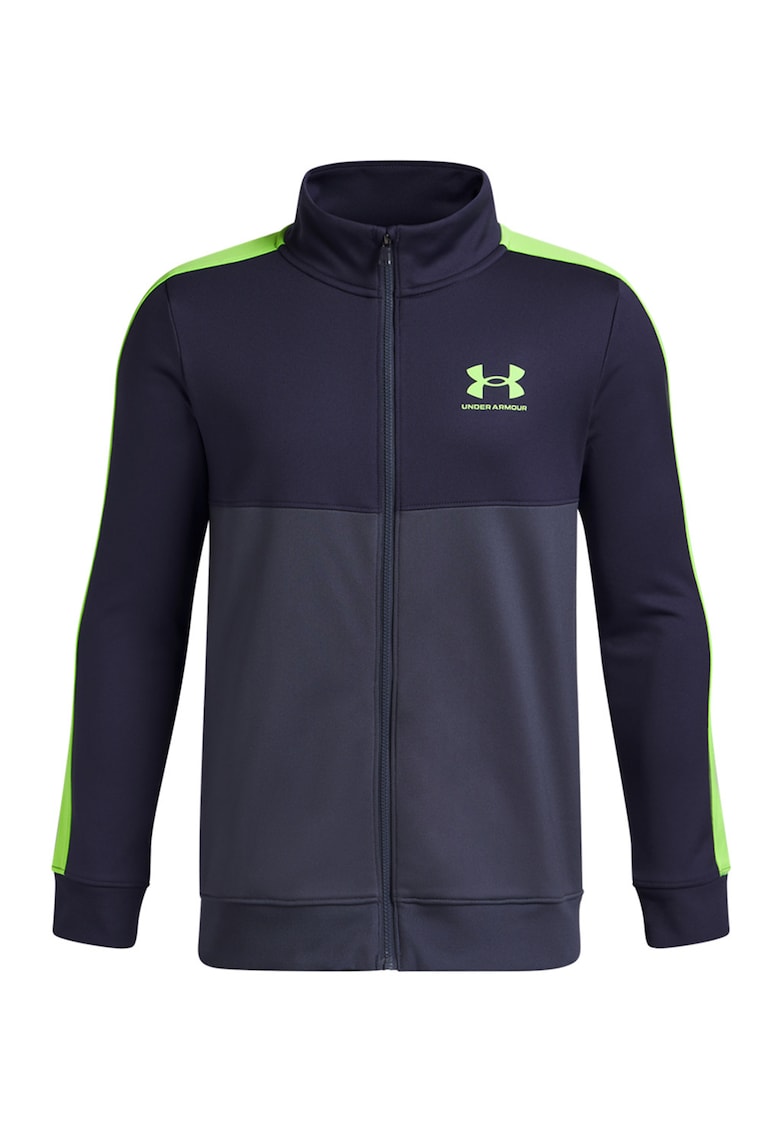 Trening cu fermoar si model colorblock Rival