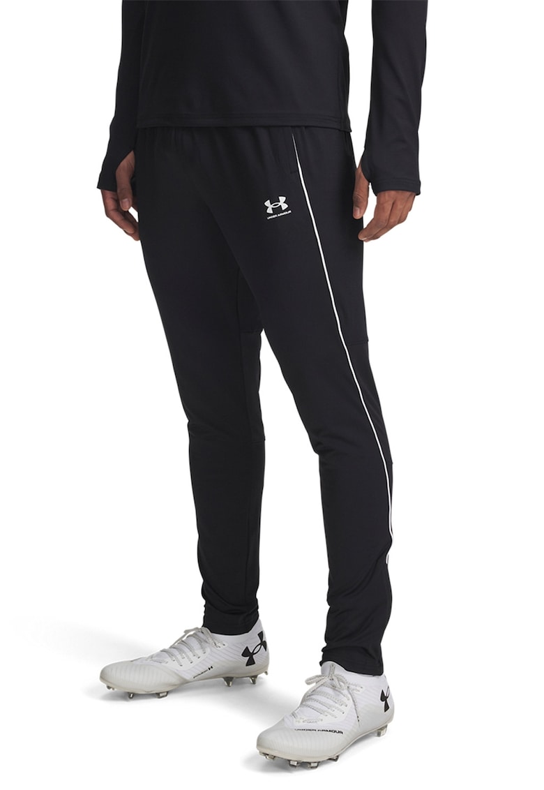 Pantaloni slim-fit pentru antrenament Challenger - Alb/Negru