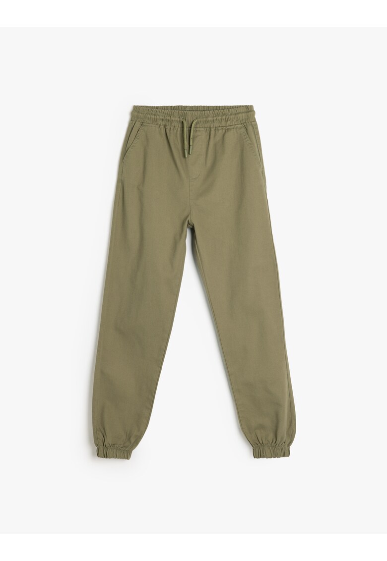 Pantaloni jogger cu snur de ajustare