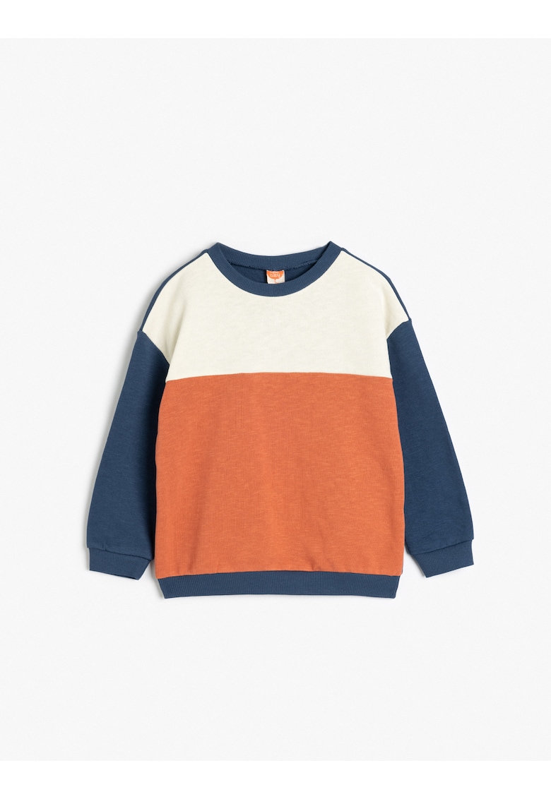 Bluza de trening cu model colorblock