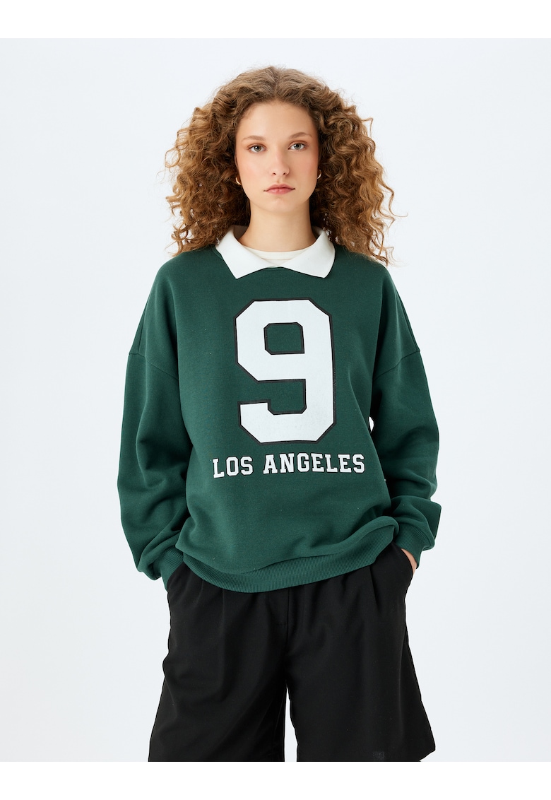 Bluza de trening lejera cu maneci cazute