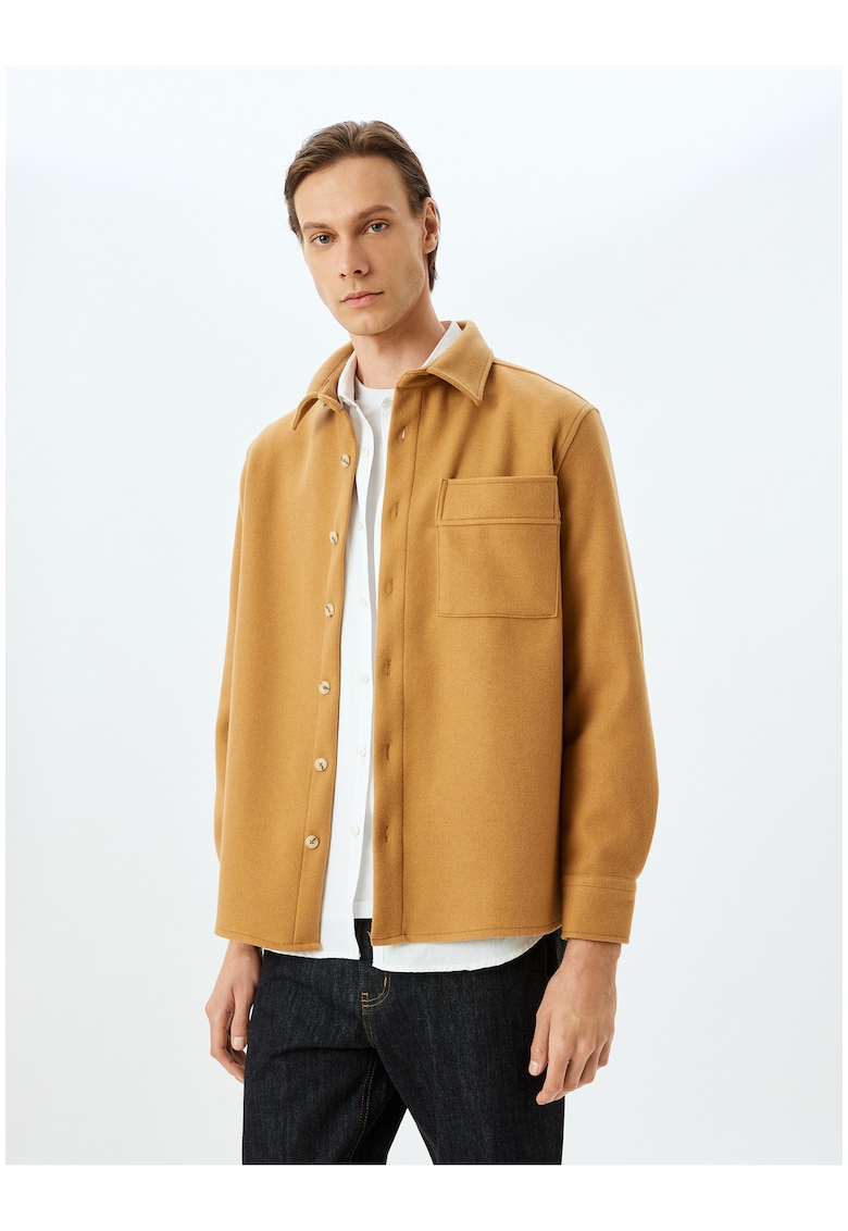 Jacheta-camasa cu buzunar pe piept