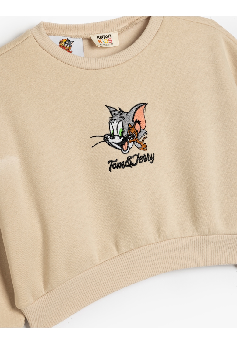 Bluza de trening cu aplicatie Tom&Jerry