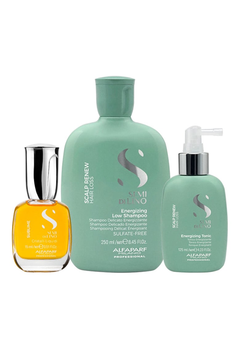 Set anti-cadere  Scalp Energizing Sampon 250 ml + Tonic 125 ml + Ulei Cristalli Liquidi 15 ml