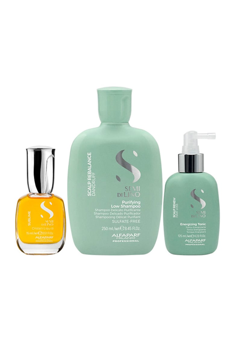 Set anti-matreata  Scalp Rebalance Sampon 250 ml + Tonic 125 ml + Ulei Cristalli Liquidi - 15 ml