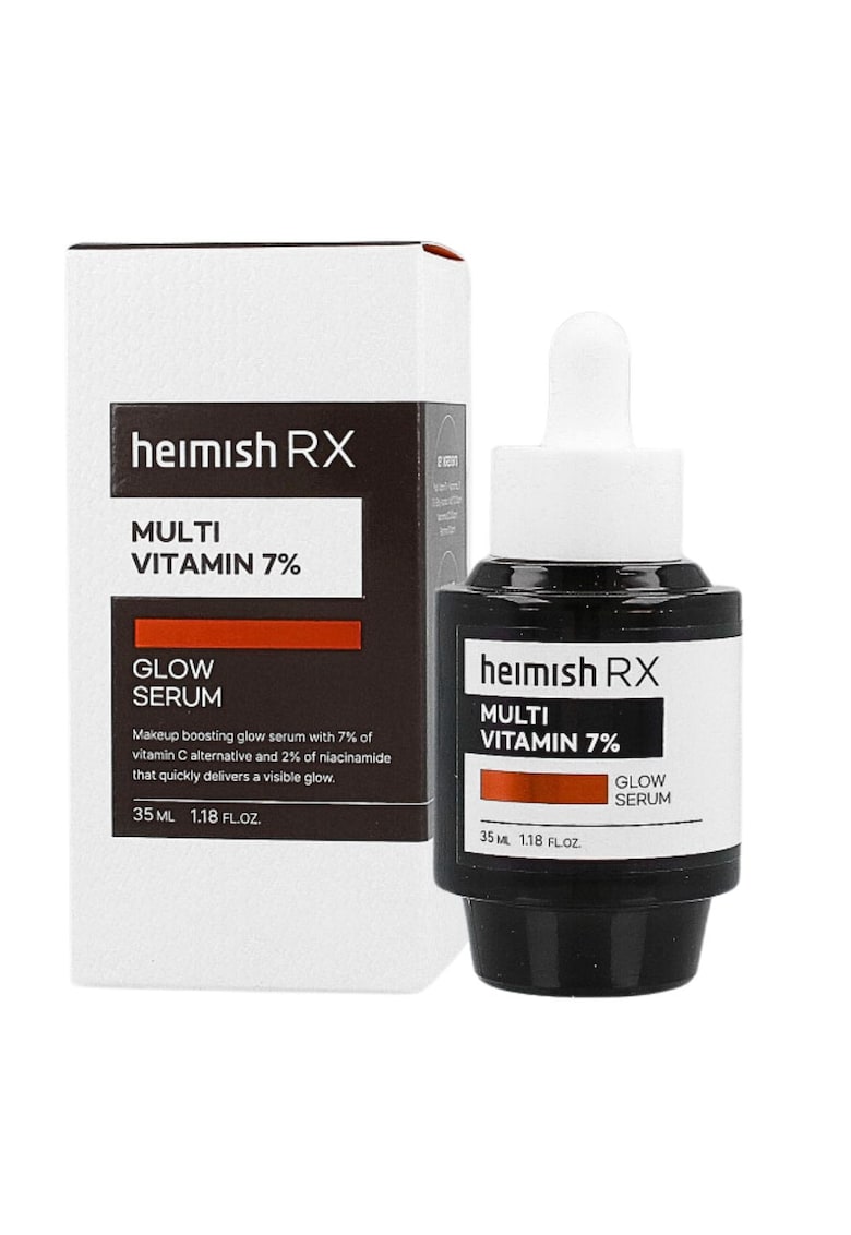 Ser iluminator RX Multi Vitamin 7% cu Vitamina C - 35 ml - pentru ten tern - cu niacinamida si acid ferulic