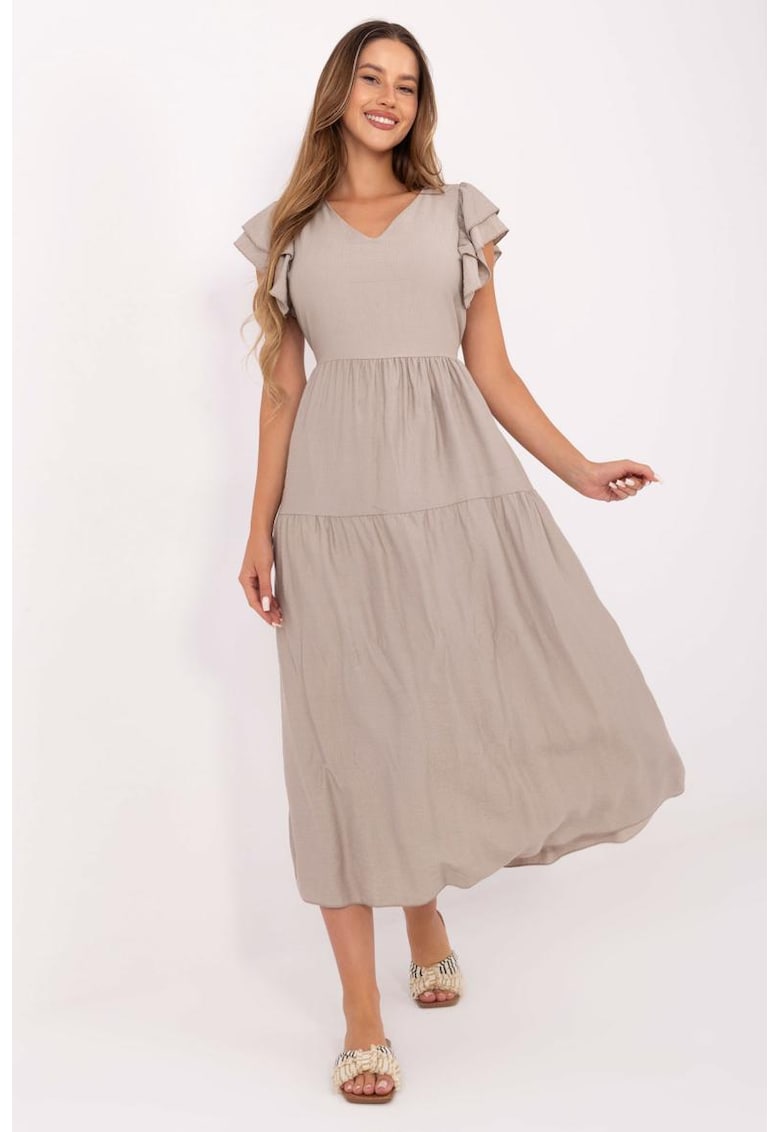 Rochie cu maneci fluture