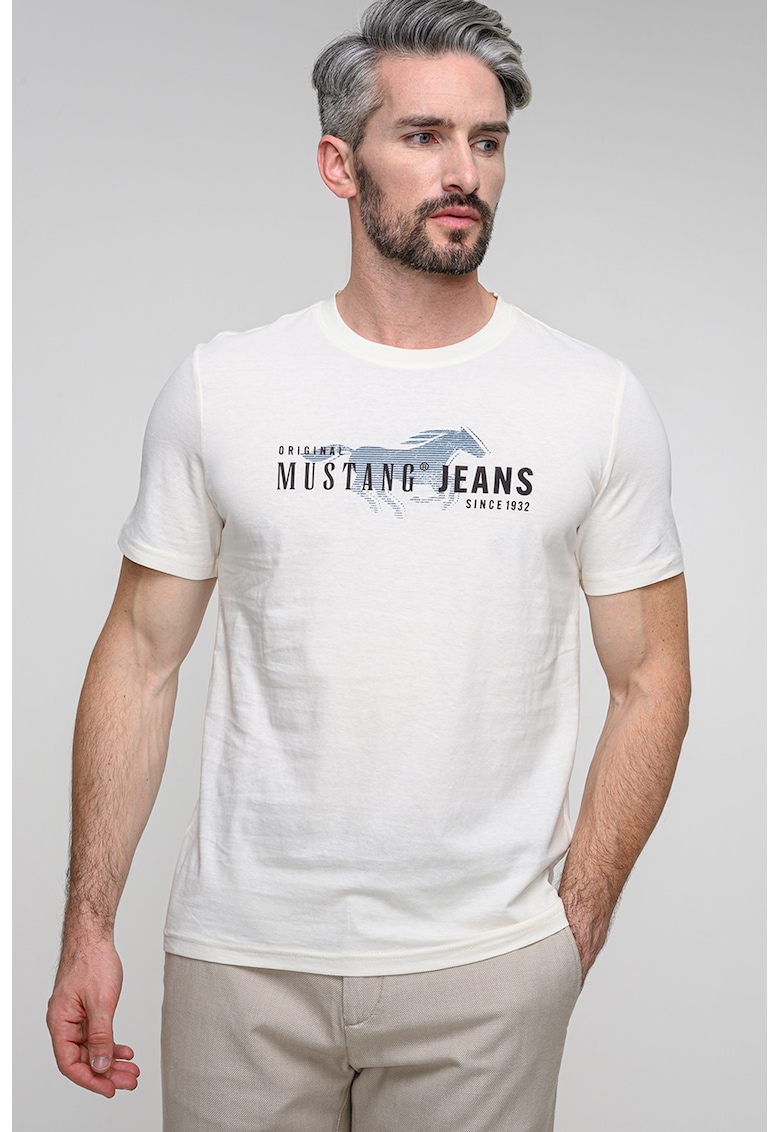 Tricou din bumbac cu imprimeu logo