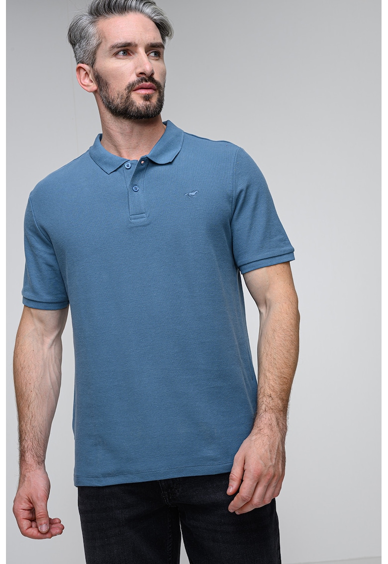 Tricou din bumbac cu guler polo Palco