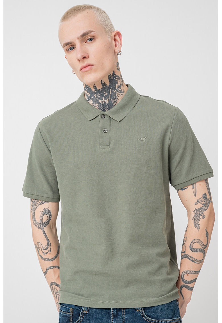 Tricou din bumbac cu guler polo Palco