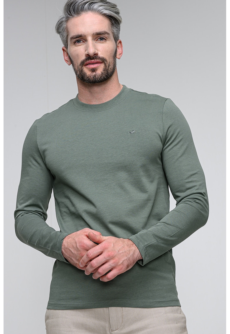 Bluza slim fit Arlington - Verde sparanghel