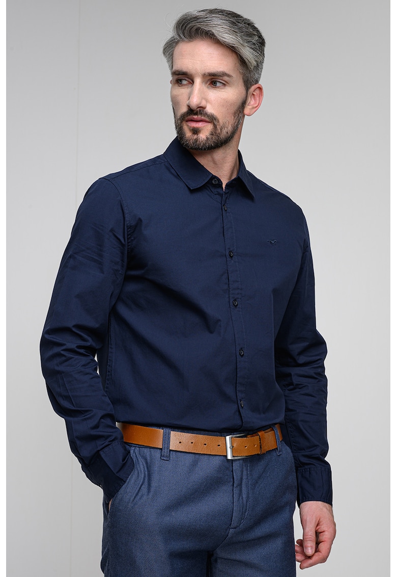 Blugi regular fit din bumbac cu model uni Washington