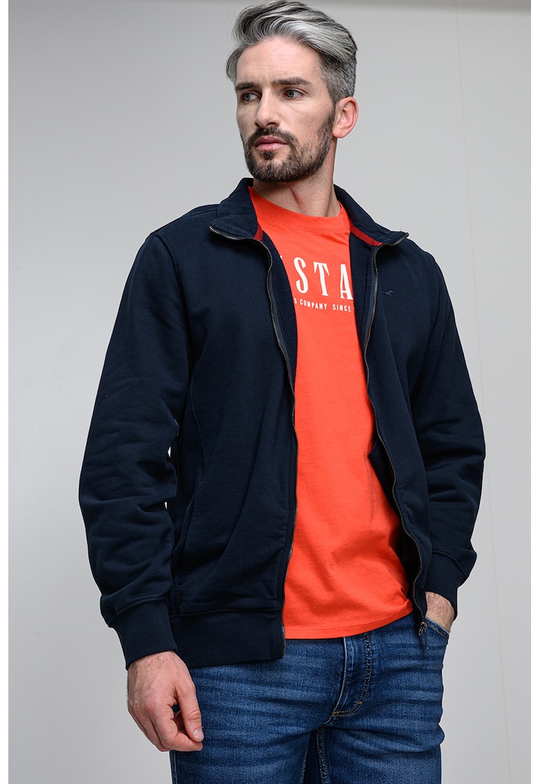 Bluza de trening cu fermoar Dillon - Bleumarin