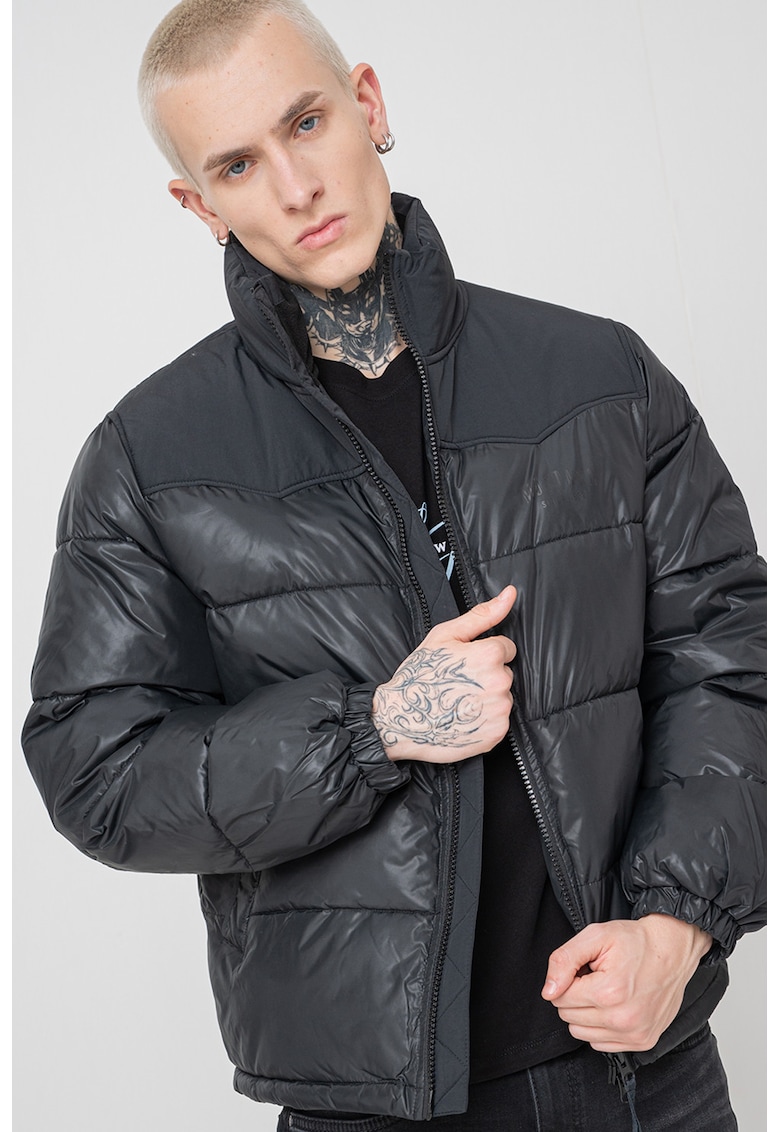 Geaca cu fermoar Oakfield - Negru