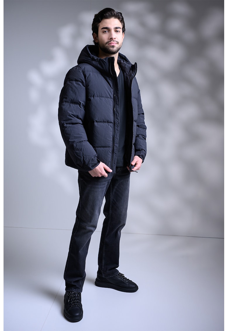 Geaca cu vatelina Oakfield - Negru stins