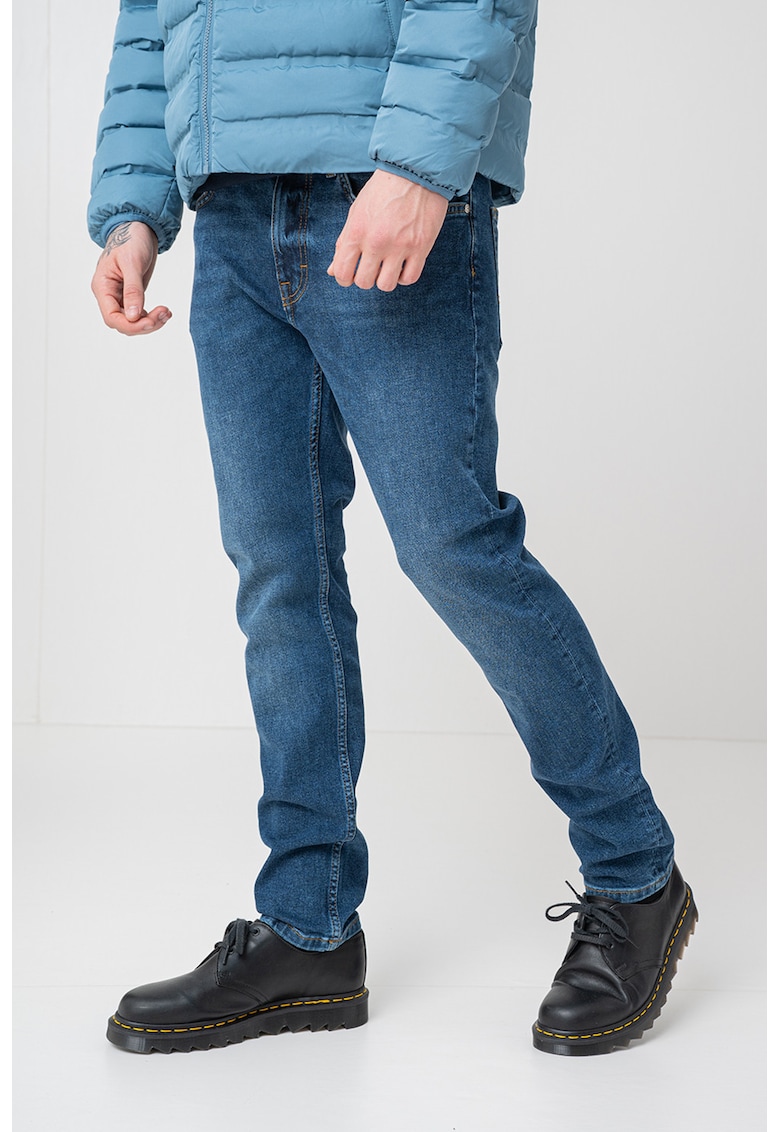 Blugi slim fit Orlando - Albastru inchis