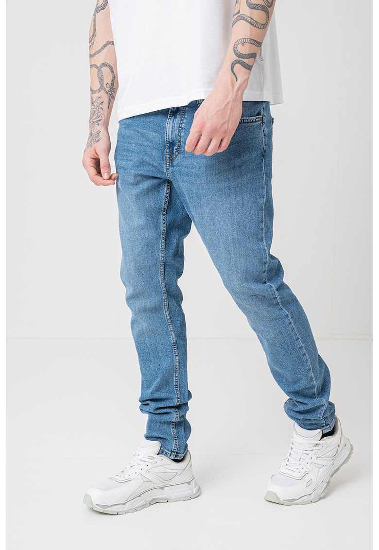 Blugi slim fit cu model cu 5 buzunare Oregon