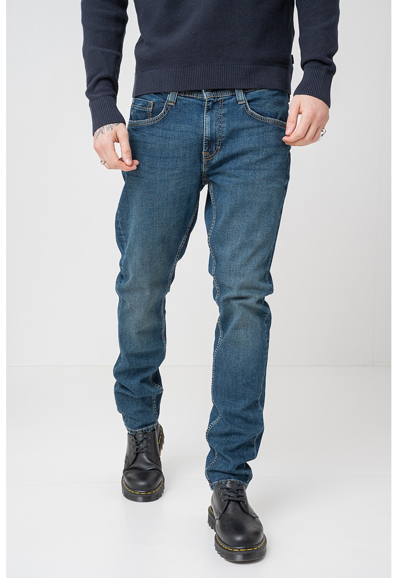 Blugi slim fit cu model cu 5 buzunare Oregon