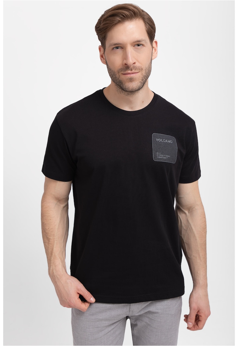 Tricou T-Era pentru barbati - kaki - bumbac