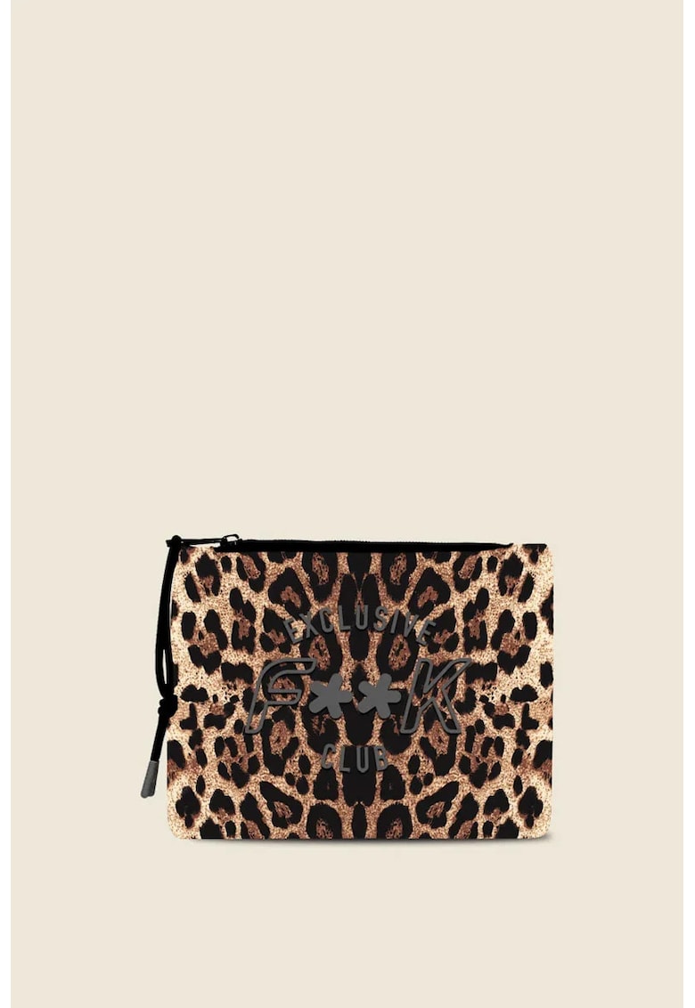 Portfard de plaja rezistent la apa cu animal print -  - ONE SIZE - MARO