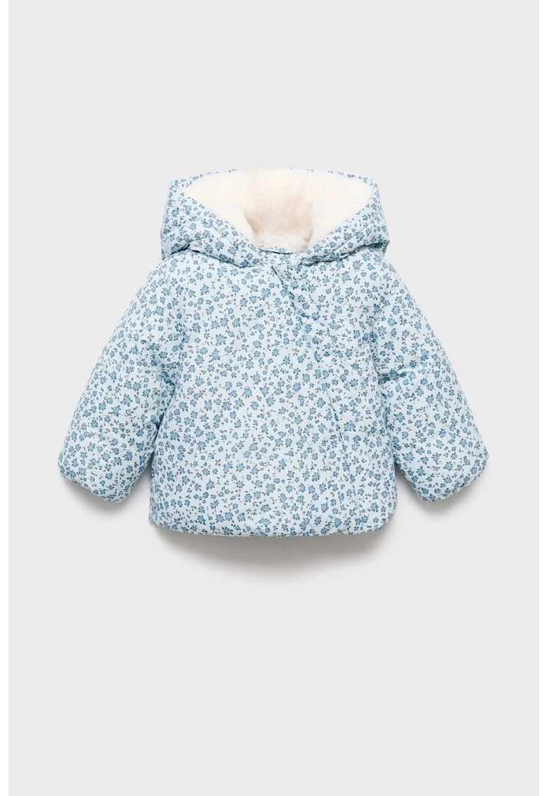 Jacheta cu imprimeu si gluga