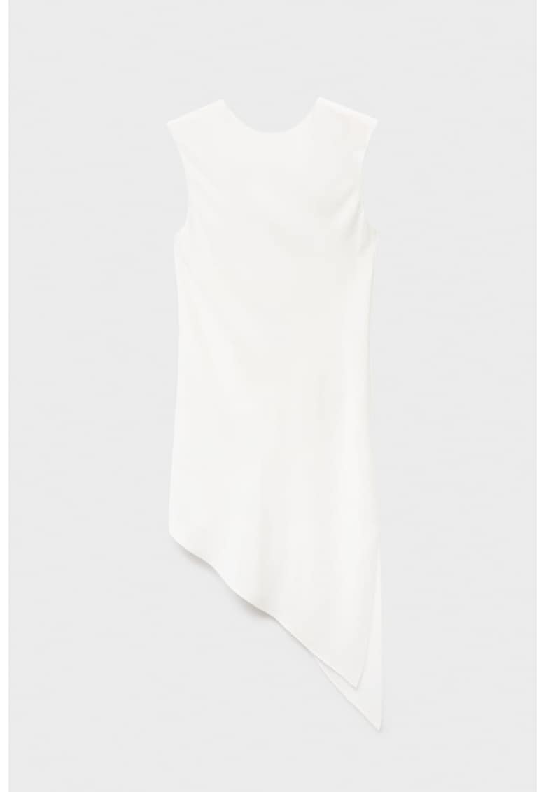 Bluza fara maneci si terminatie asimetrica