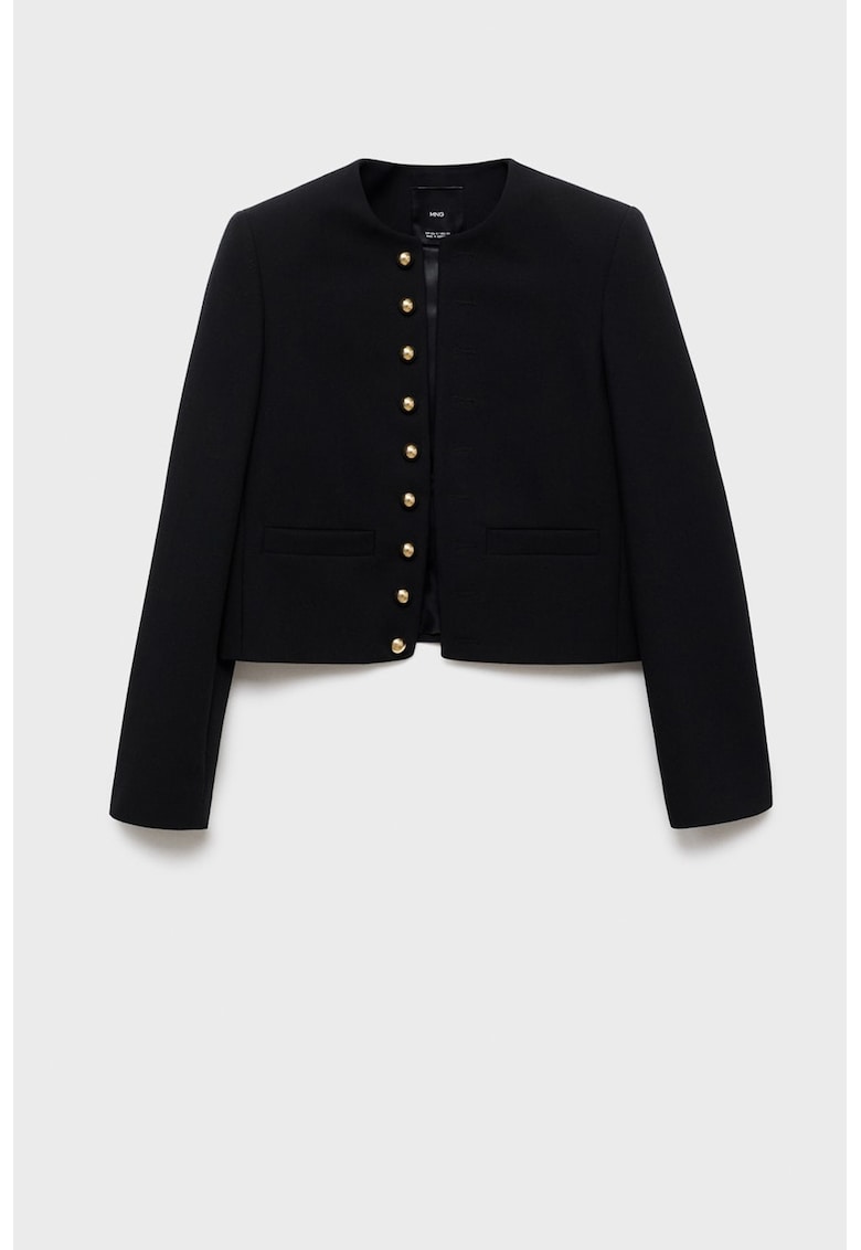 Jacheta crop cu nasturi