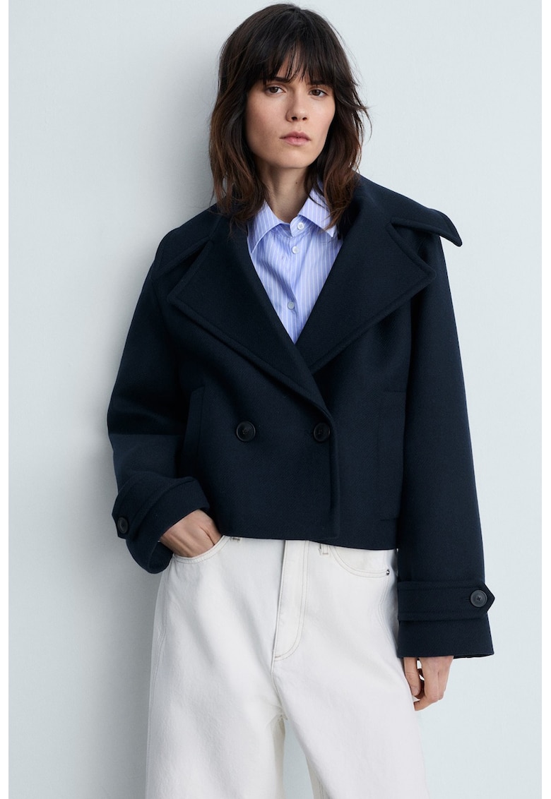 Palton cu doua randuri de nasturi