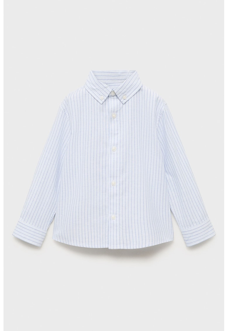 Camasa cu model in dungi si guler cu nasturi