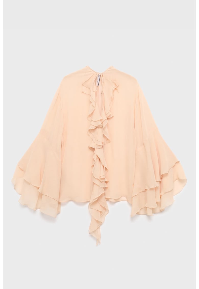 Bluza vaporoasa cu volane