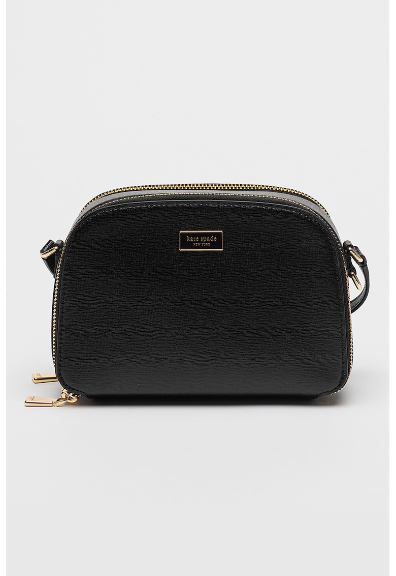 Geanta crossbody de piele cu doua compartimente Serena