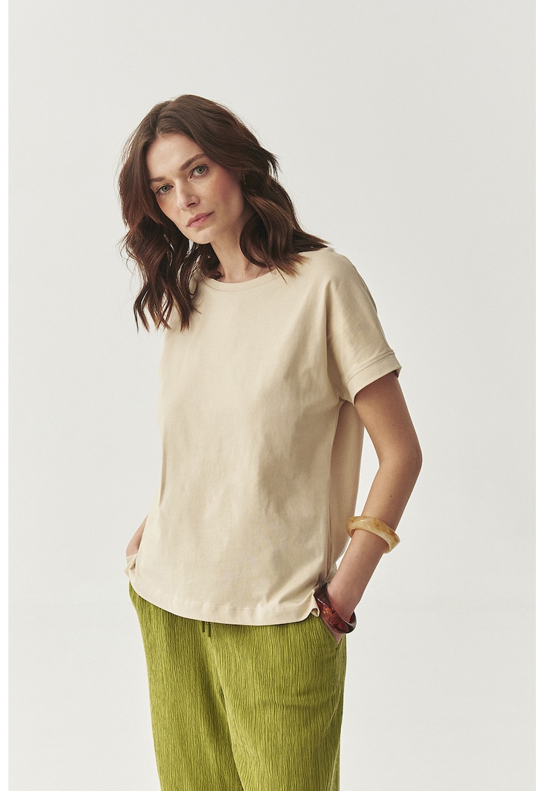 Tricou cu decolteu barcuta