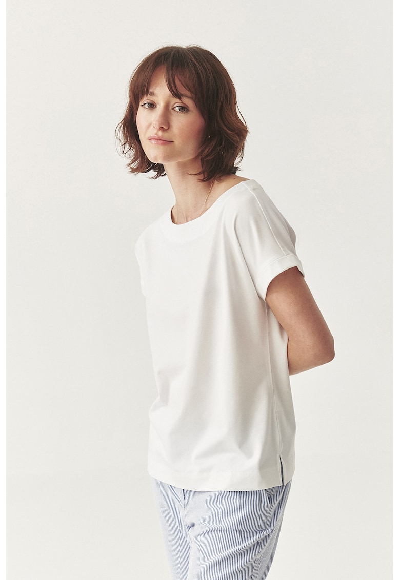 Tricou din amestec de modal - Alb