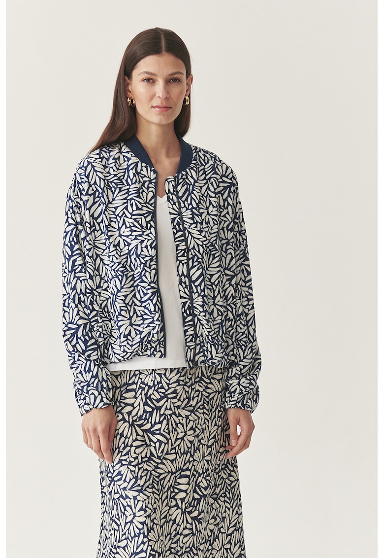 Jacheta bomber cu model floral
