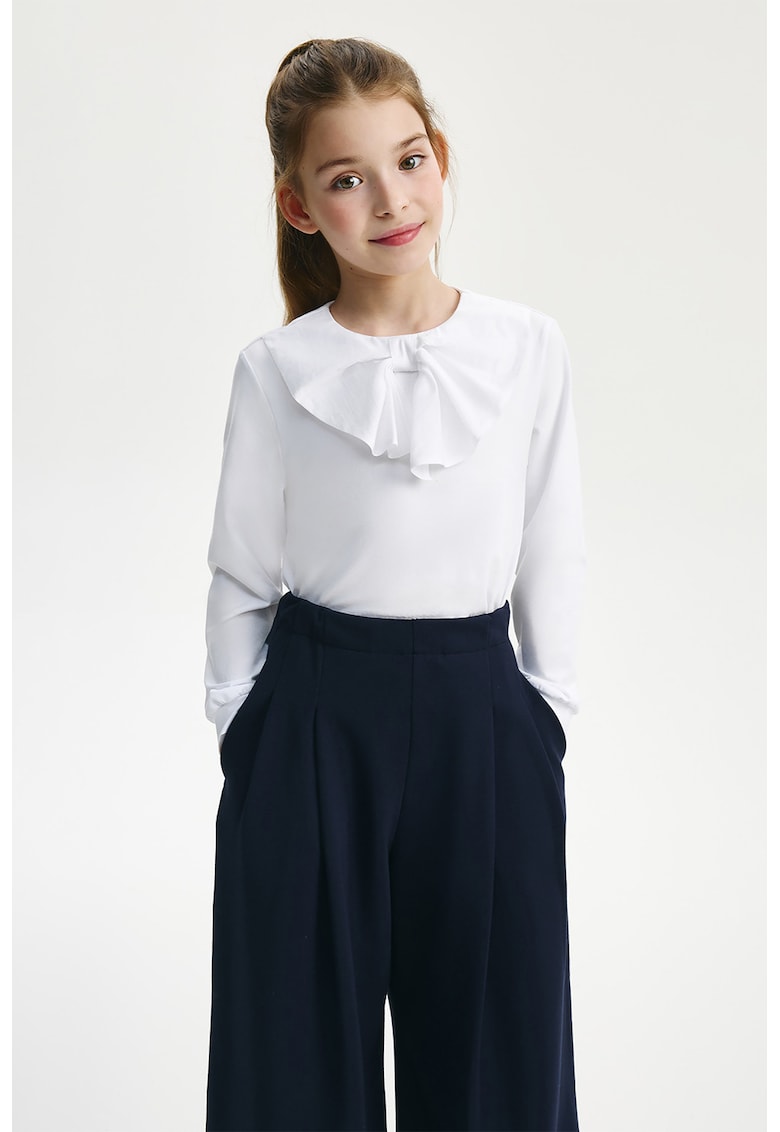 Bluza cu garnituri cu volane