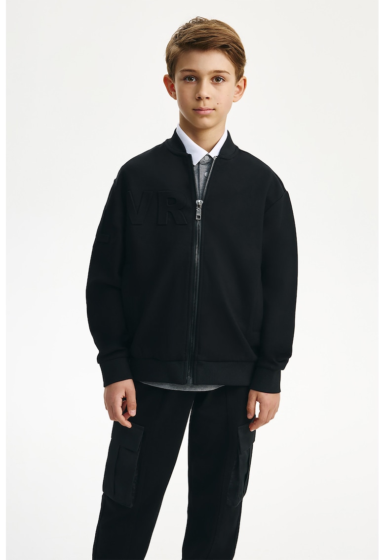 Bluza de trening cu guler baseball Bluza de trening cu guler baseball