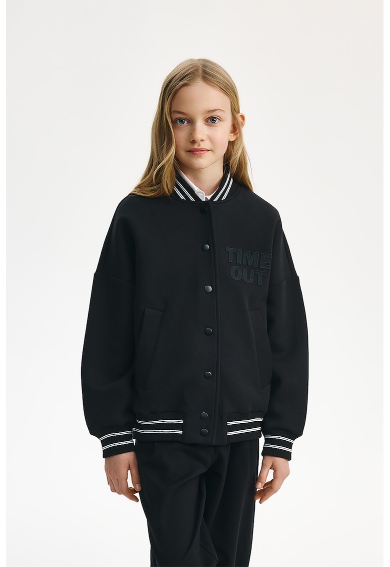 Jacheta cu guler baseball