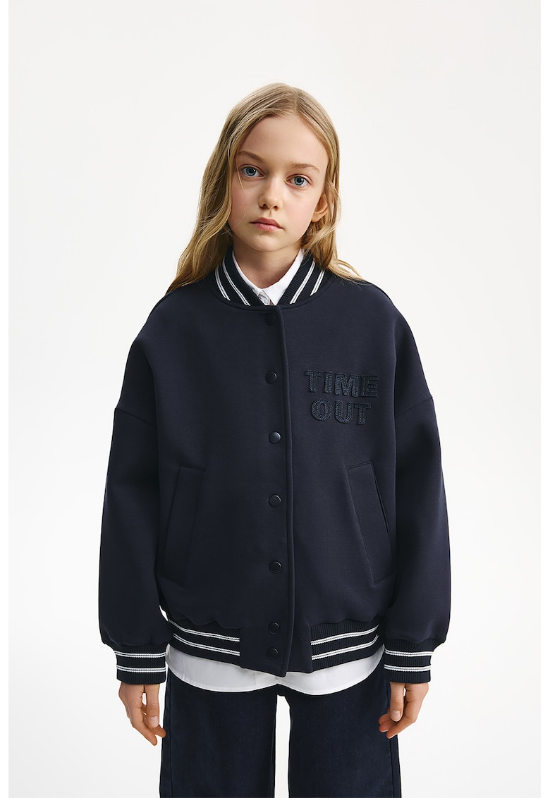 Jacheta cu guler baseball