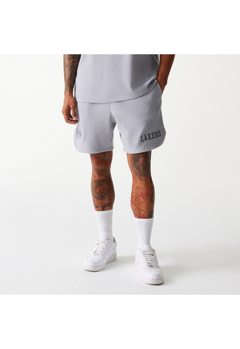 Sort  pentru Barbati - nba waffle short - 60667891 - Gri